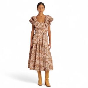MARIE OLIVER Women’s Winslow Dress in Nouveau Mosaic‎ Size Small